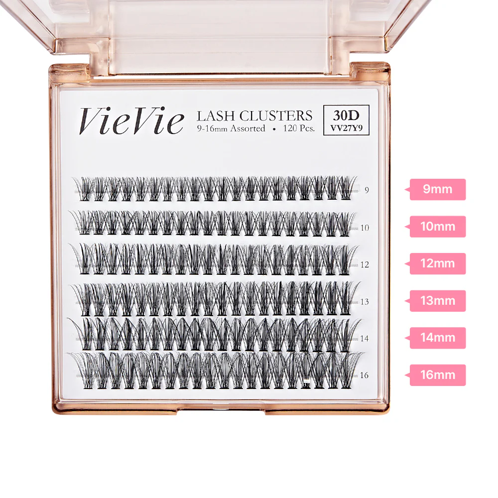 Vie Vie Natural Wispy Narrow Cluster Lashes 120pcs - Image 12