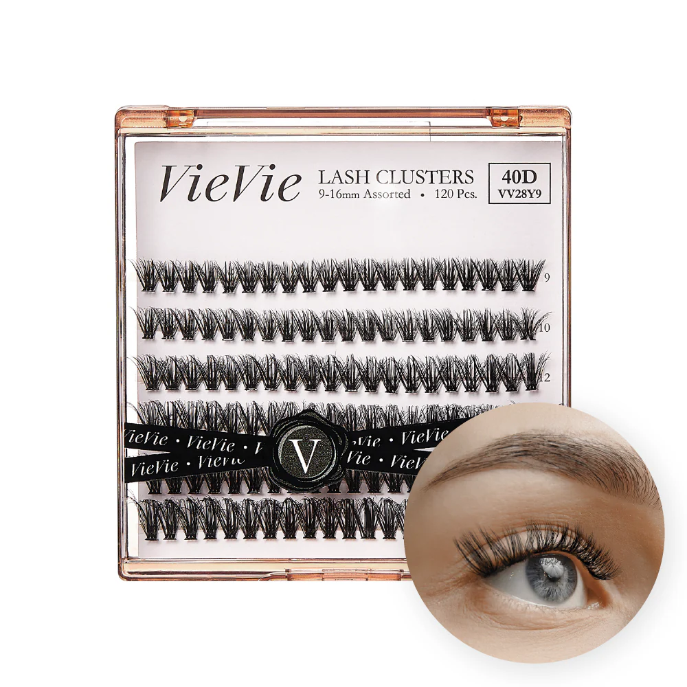 Vie Vie Natural Wispy Narrow Cluster Lashes 120pcs - Image 17