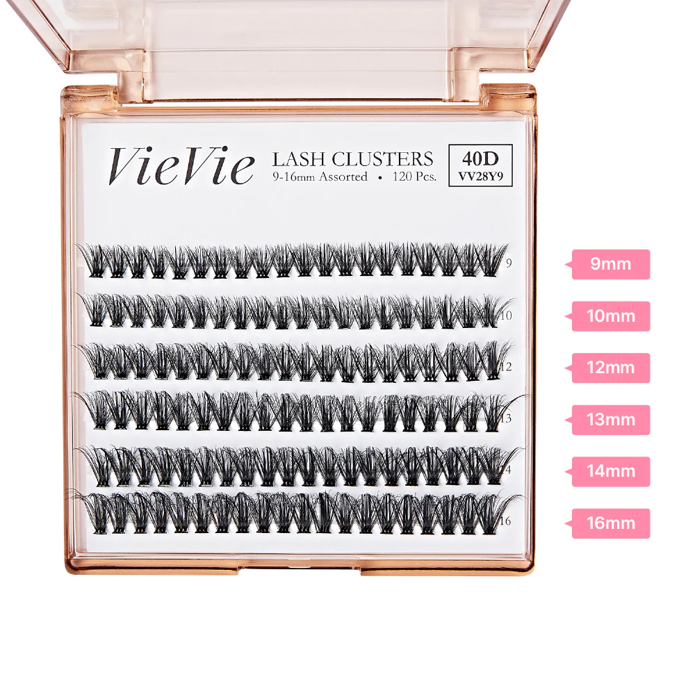 Vie Vie Natural Wispy Narrow Cluster Lashes 120pcs - Image 19