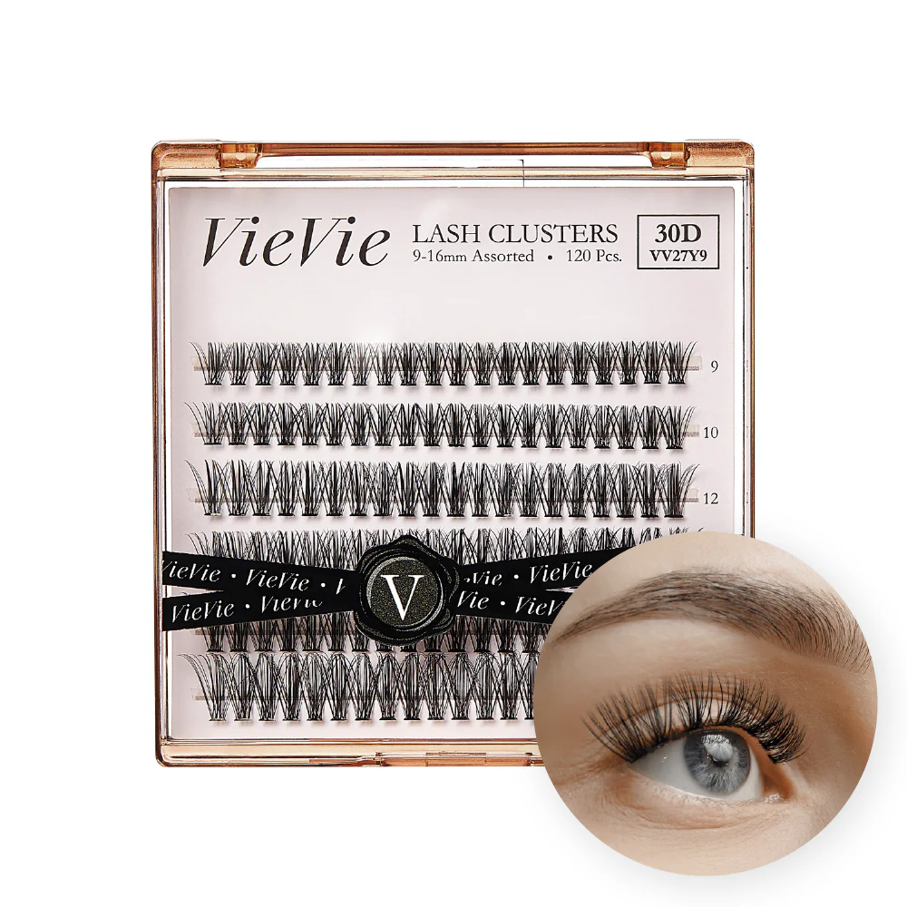 Vie Vie Natural Wispy Narrow Cluster Lashes 120pcs - Image 9