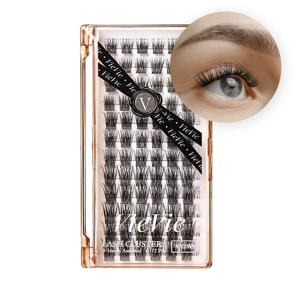Vie Vie Natural Wispy Wide Band Cluster Lashes 72pcs - Image 17