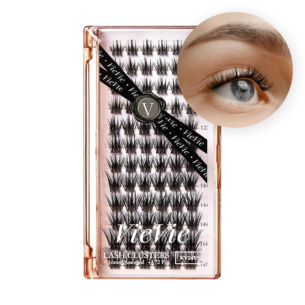 Vie Vie Natural Wispy Wide Band Cluster Lashes 72pcs - Image 25