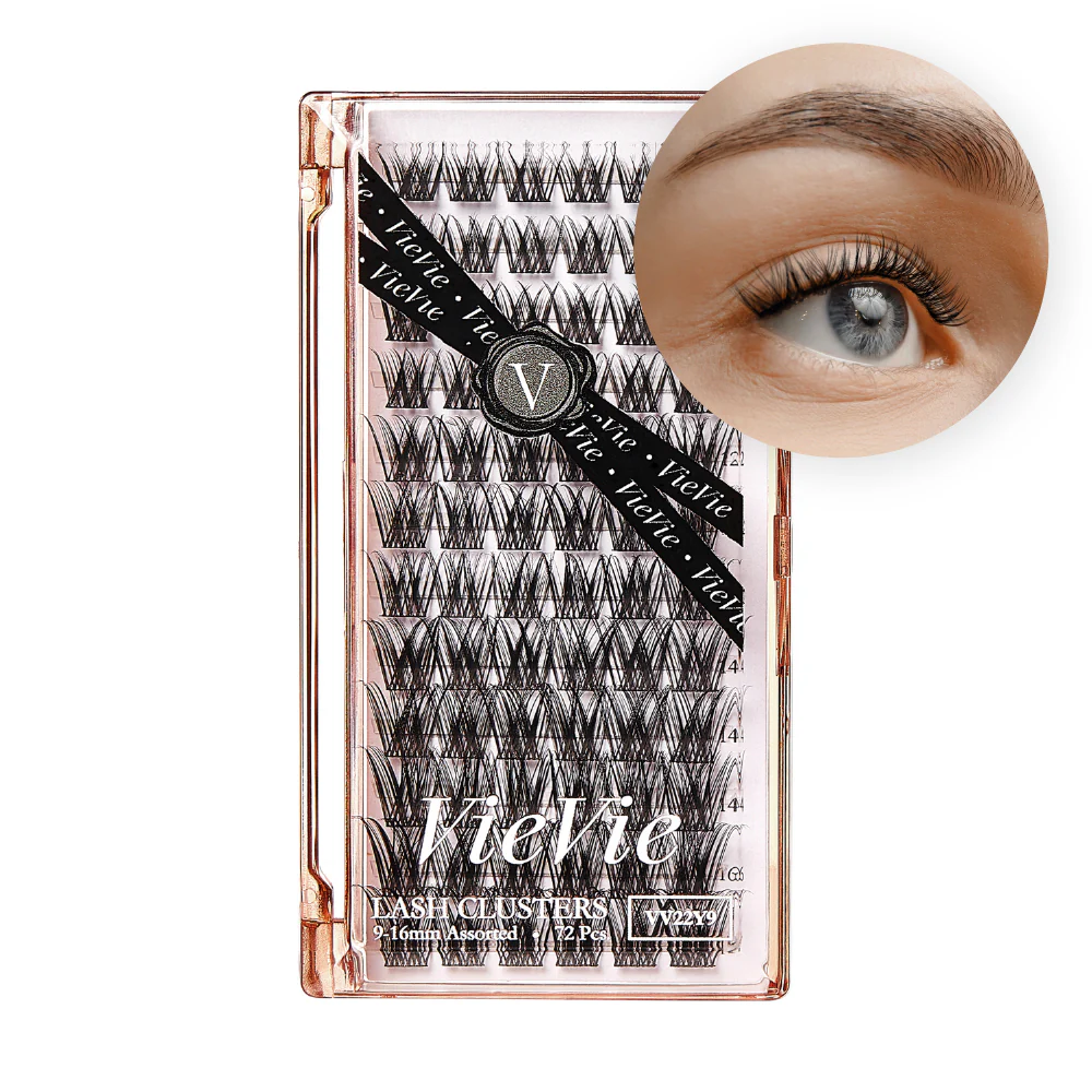 Vie Vie Natural Wispy Wide Band Cluster Lashes 72pcs - Image 9