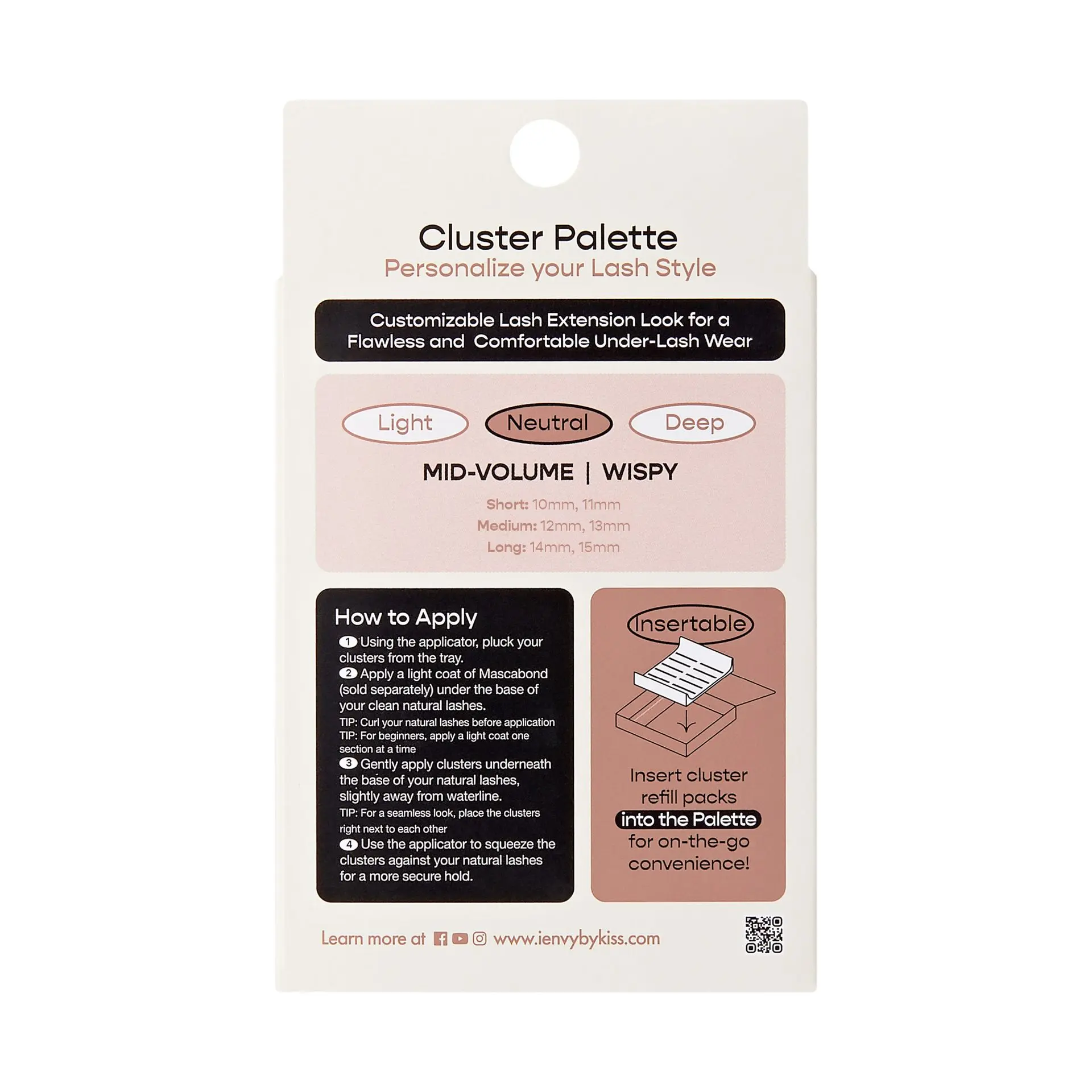 I-ENVY Neutral Cluster Palette Refill Pack - Length - Image 14