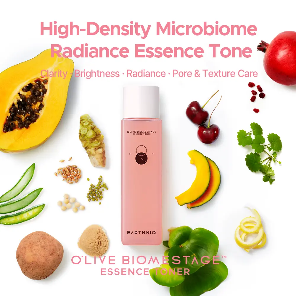 EARTHNIQ Olive Biomestage Essence Toner Hydrating Korean Skincare with Centella & Ceramides - Image 6
