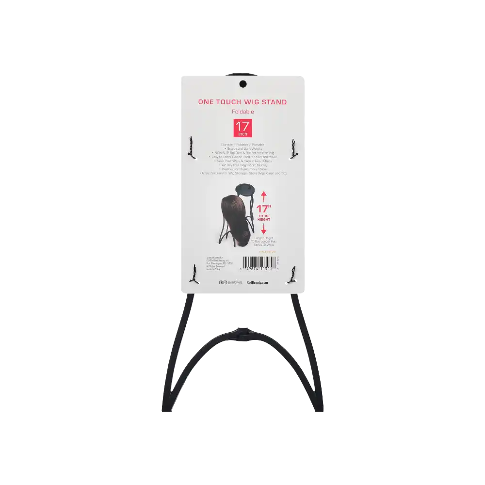RED by KISS One Touch Foldable Wig Stand - Image 10