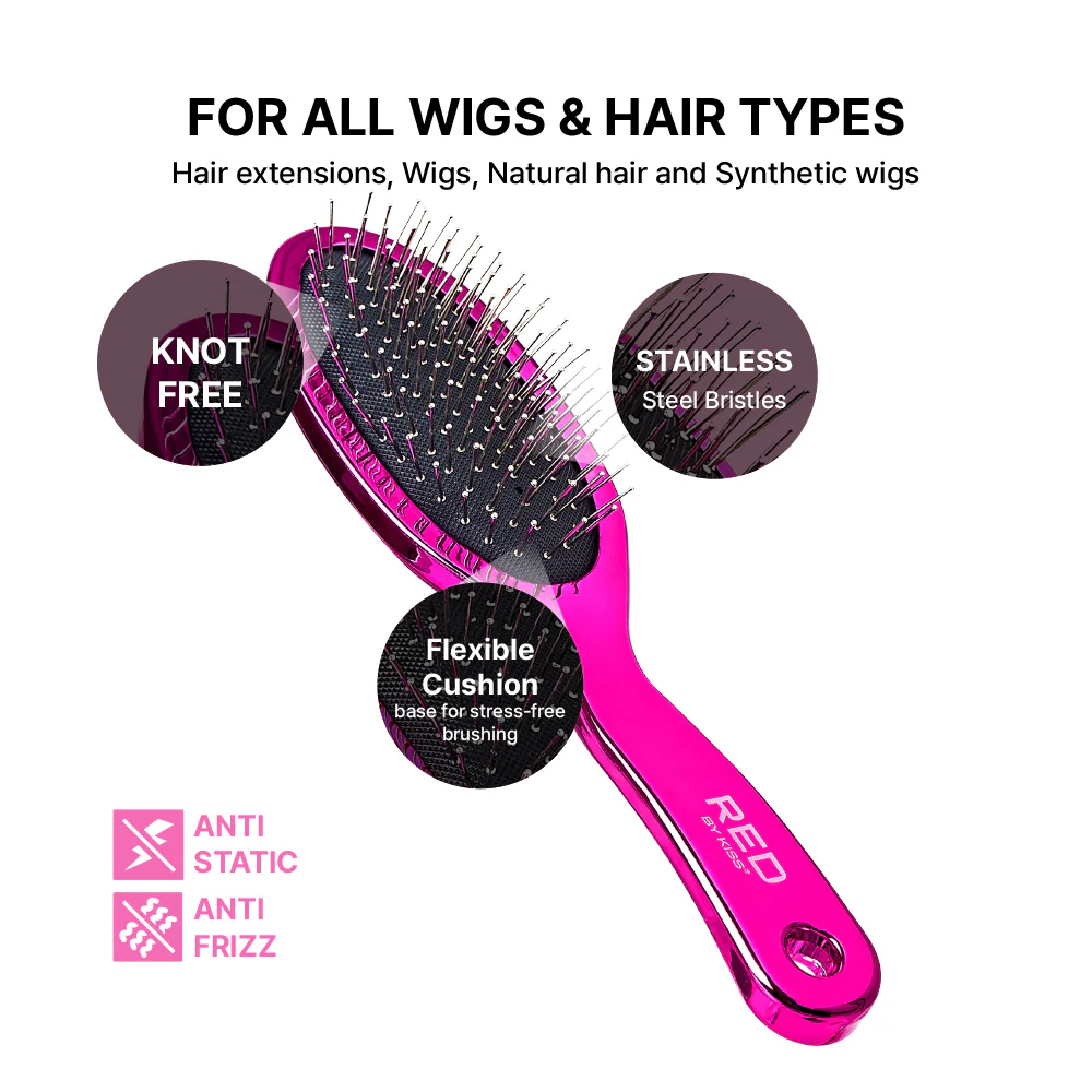 RED by KISS Oval Wig Brush - Image 3