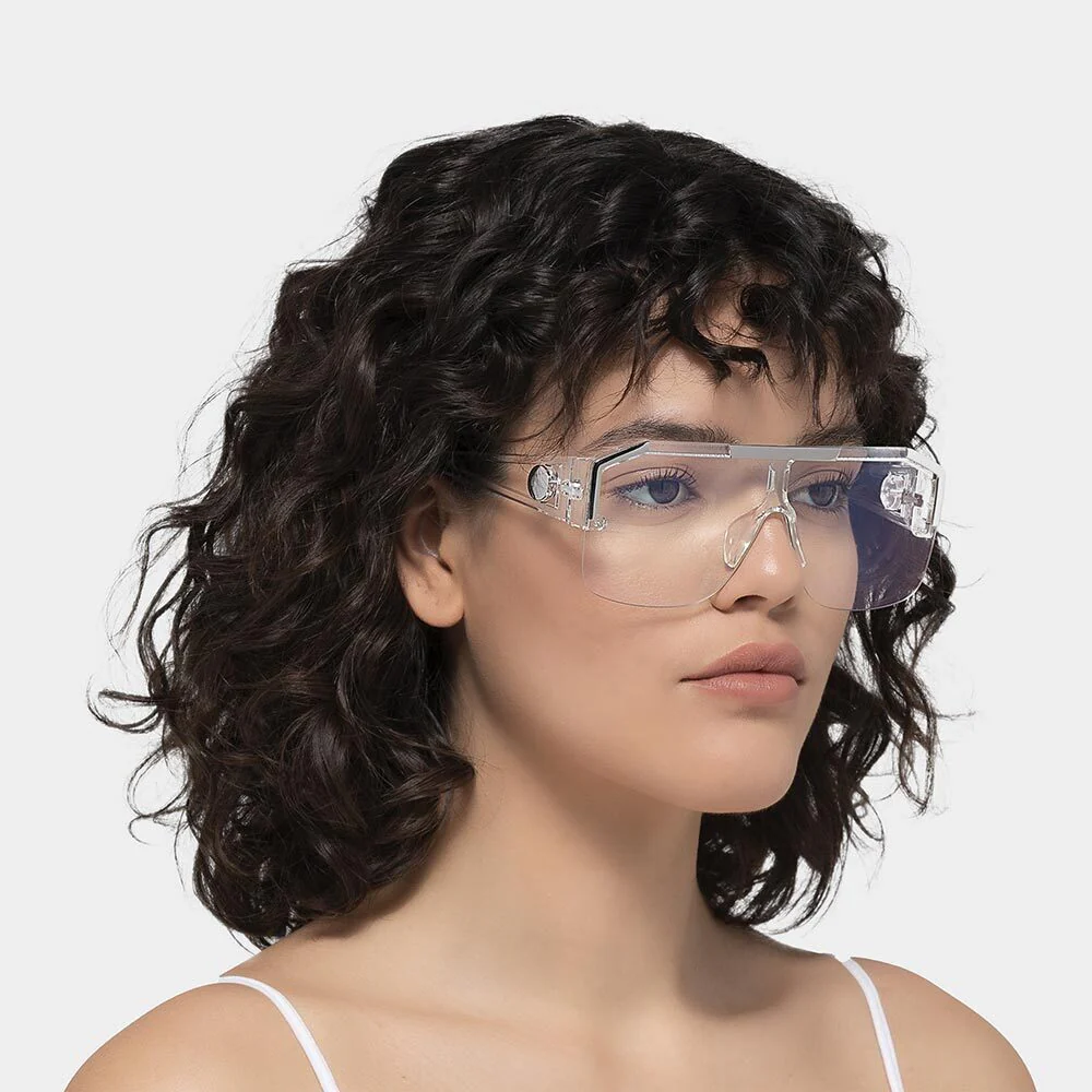 Mad Shade Oversized Clear Shades #07 - Image 3
