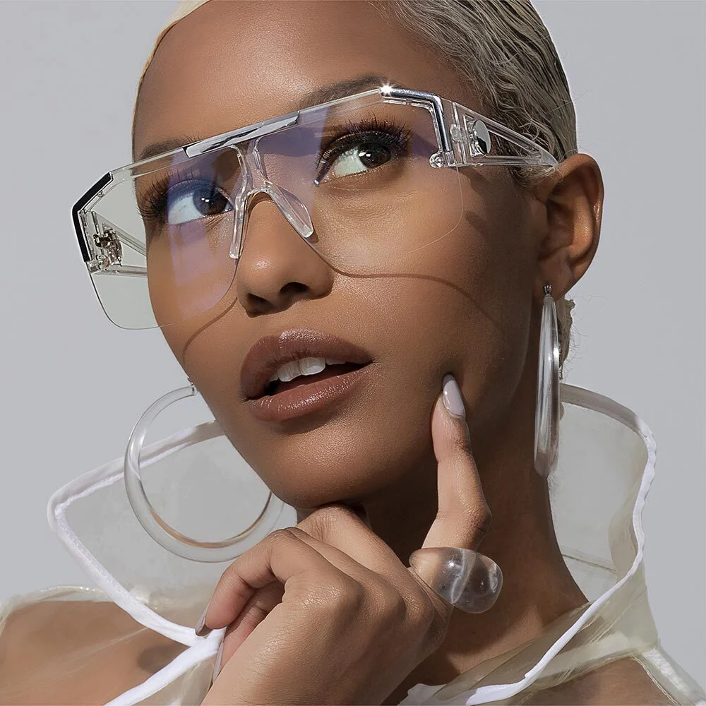 Mad Shade Oversized Clear Shades #07 - Image 5