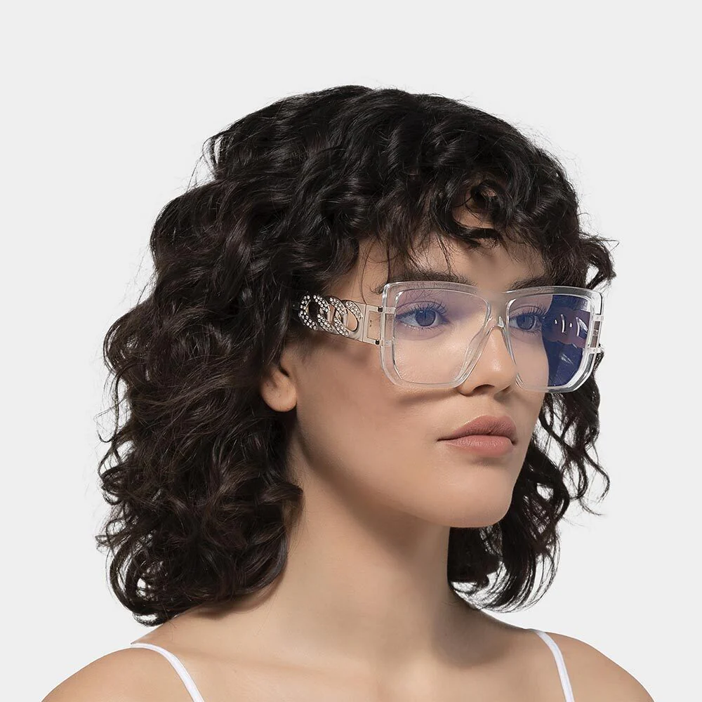 Mad Shade Oversized Clear Shades #51 - Image 3