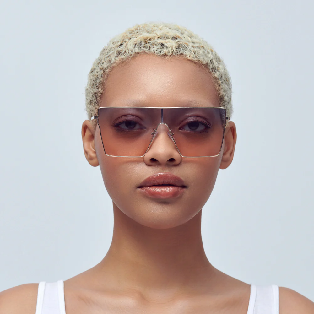 Mad Shade Oversized Flat Top Gradient Sunglasses #53 - Image 2