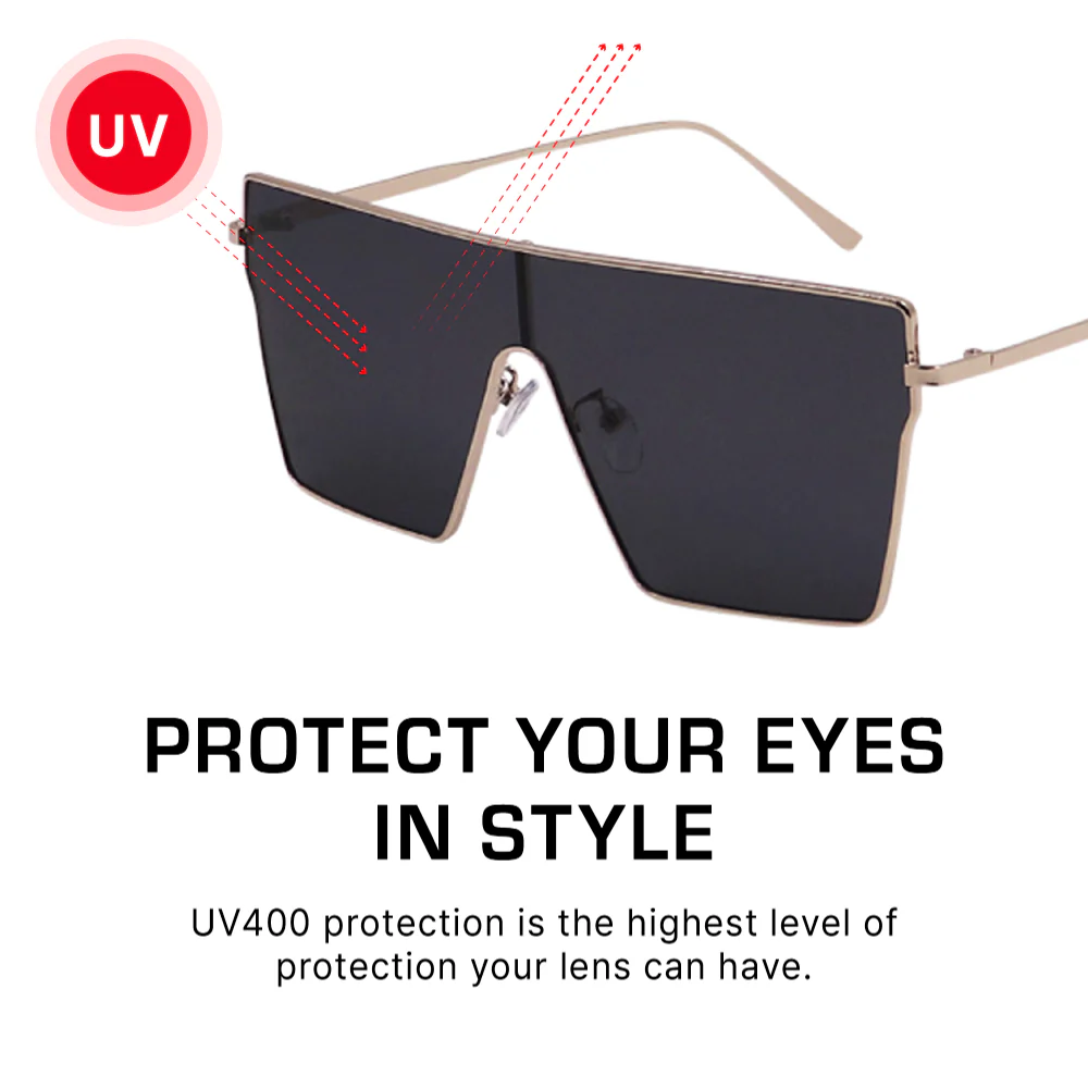 Mad Shade Oversized Flat Top Sunglasses #54 - Image 6