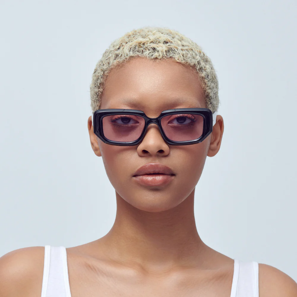 Mad Shade Oversized Square Black Sunglasses #17 - Image 2