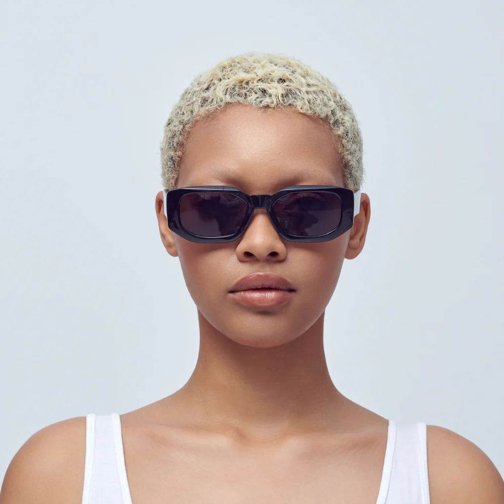 Mad Shade Oversized Square Black Sunglasses #18 - Image 3