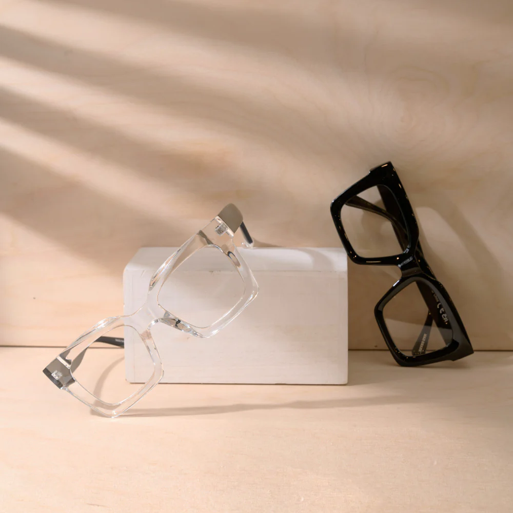Mad Shade Oversized Square Clear Eyeglasses #22 - Image 7
