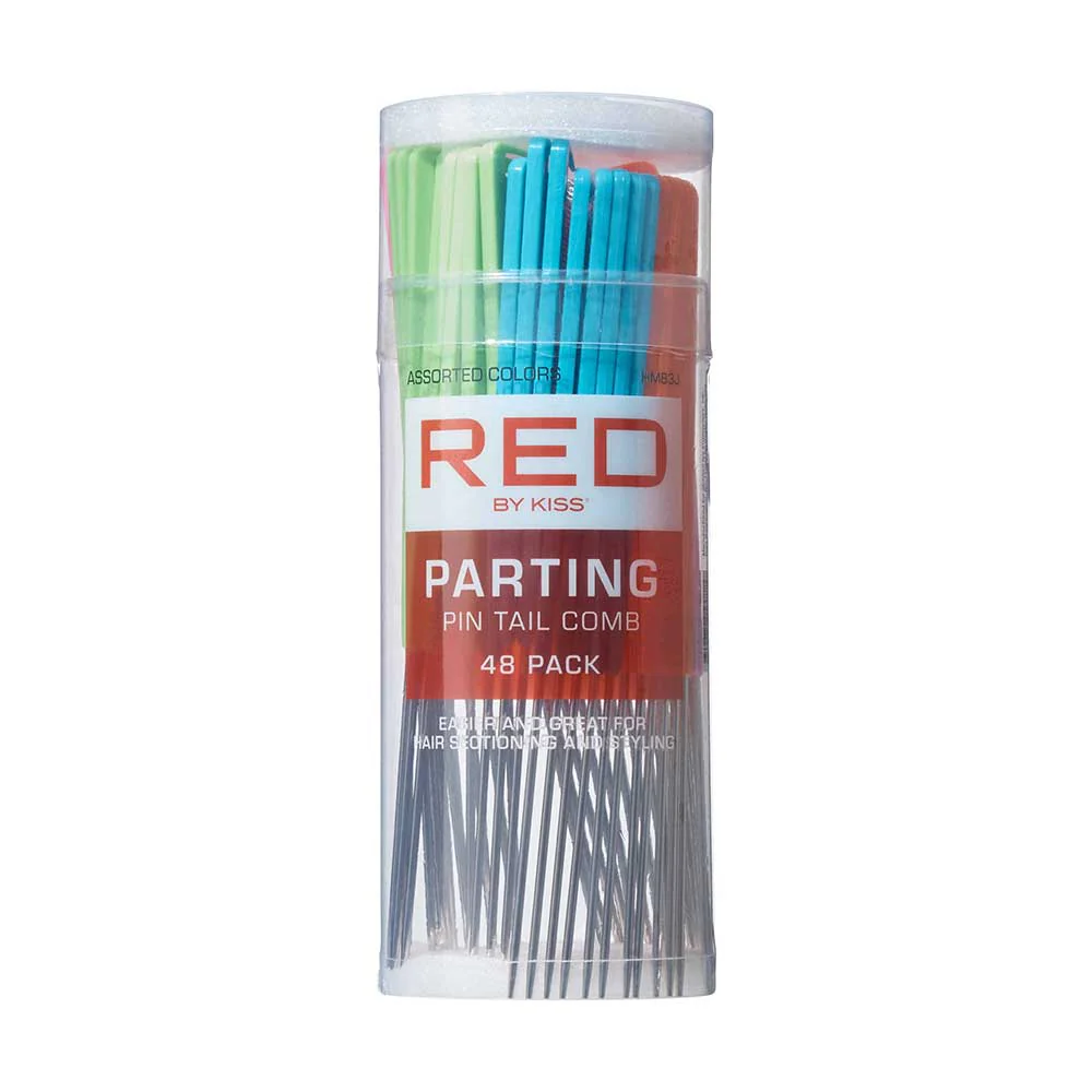 RED by KISS Parting Pin Tail Comb (48pcs) - Image 2