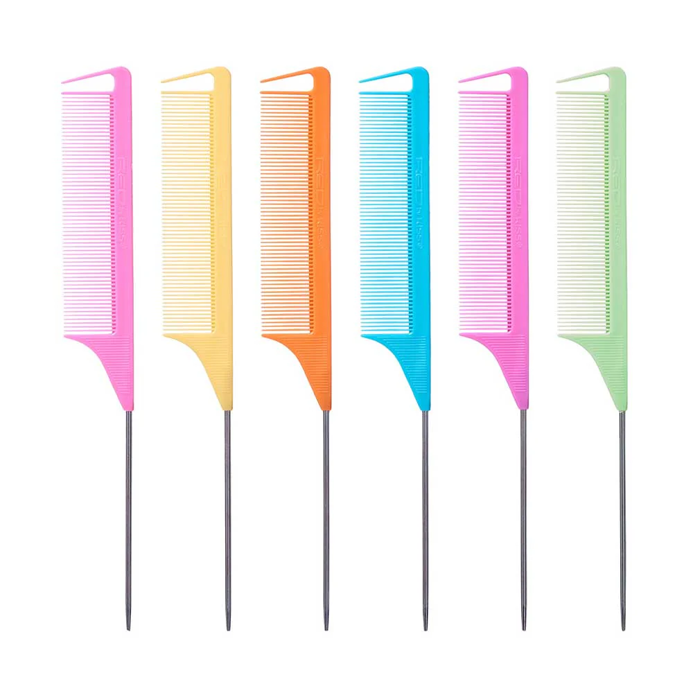 RED by KISS Parting Pin Tail Comb (48pcs) - Image 3