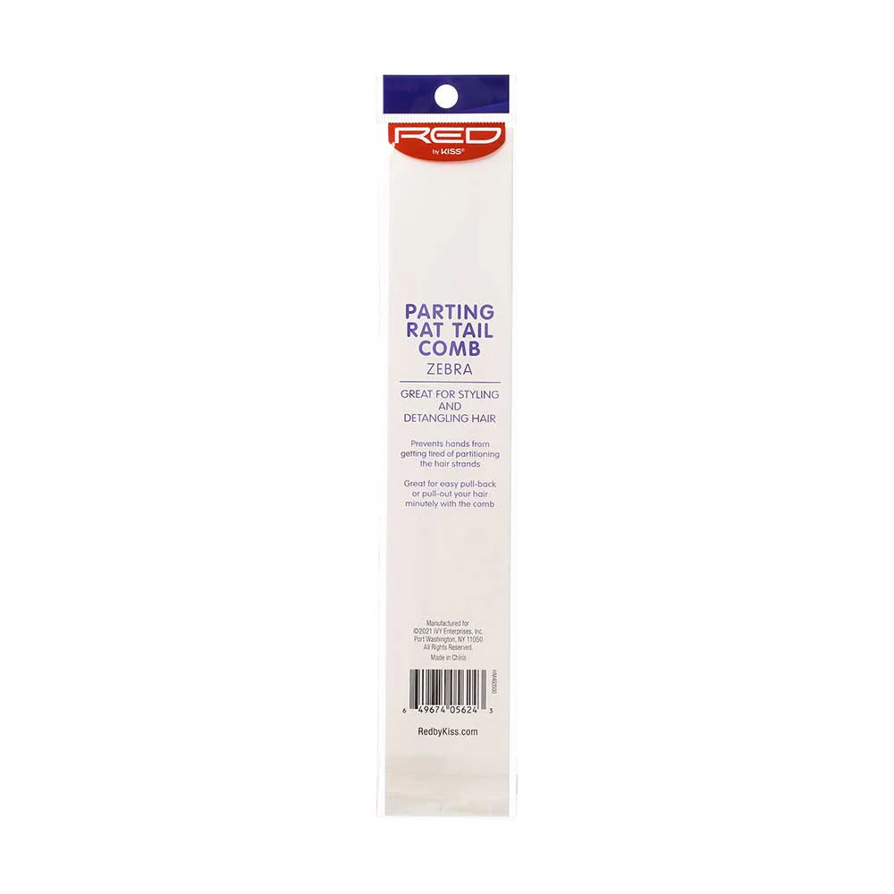 RED by KISS Pattern Parting Rat Tail Comb - Image 7
