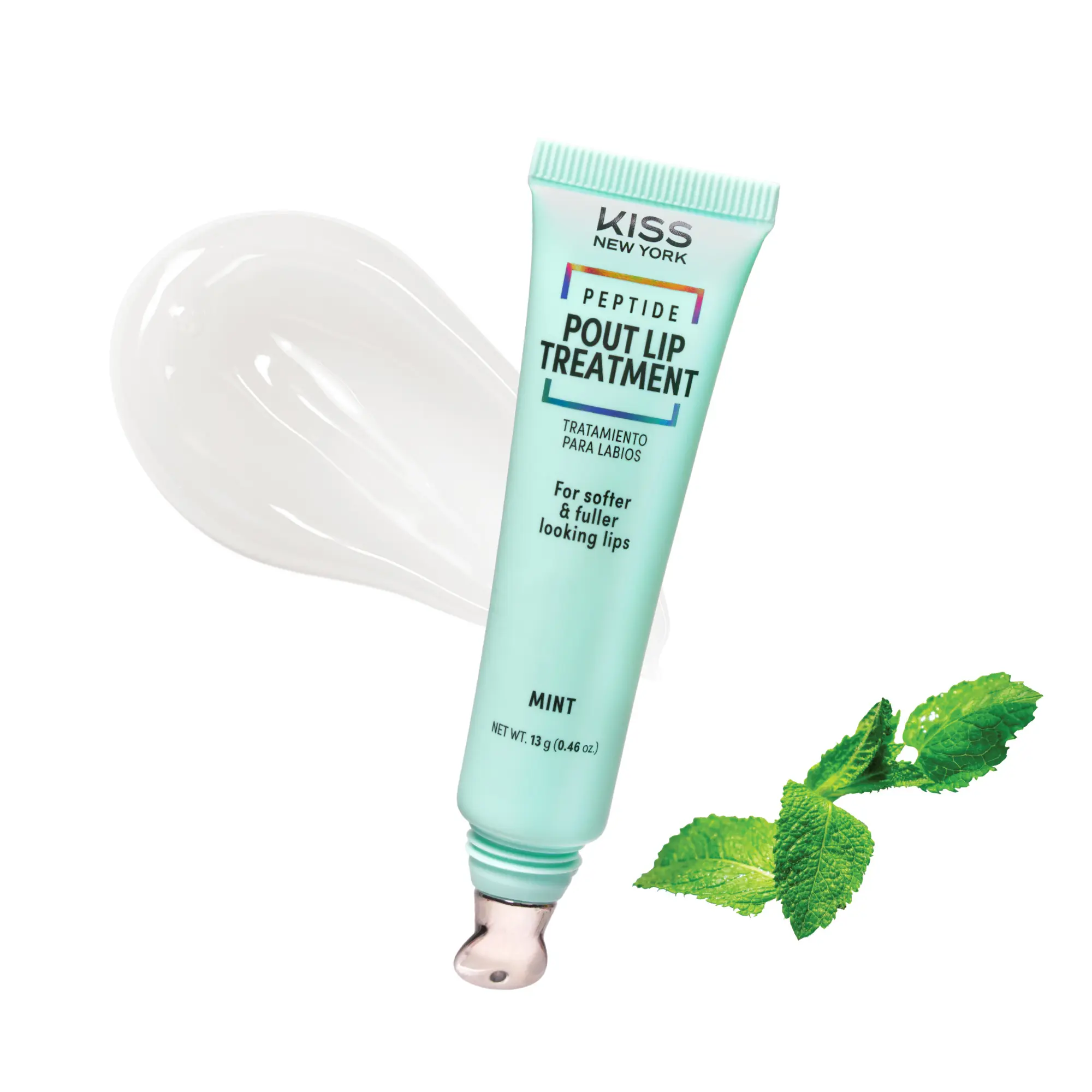 KISS NEW YORK Peptide Pout Lip Treatment – Hydrating Gloss with Cooling Metal Tip - Image 3