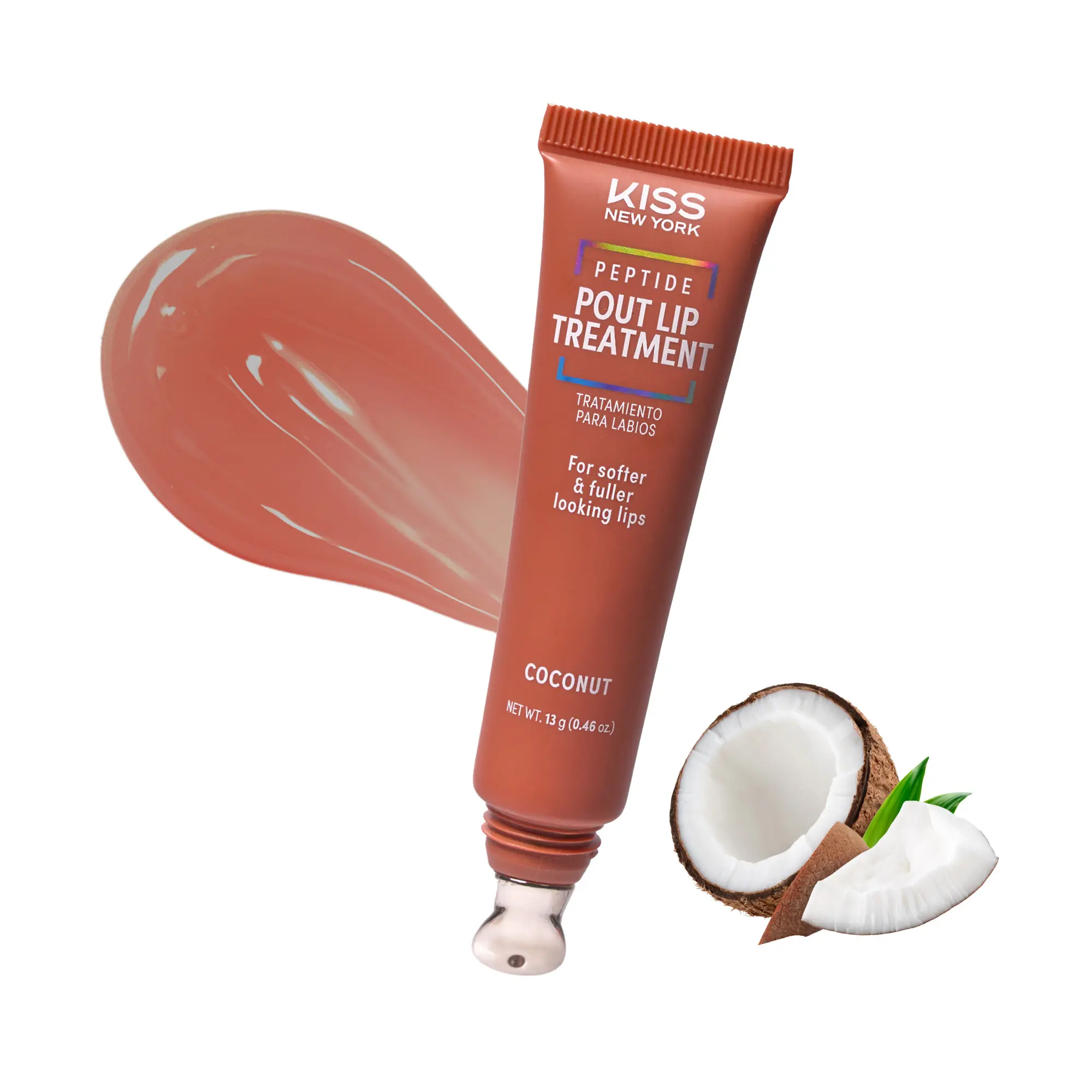KISS NEW YORK Peptide Pout Lip Treatment – Hydrating Gloss with Cooling Metal Tip - Image 5