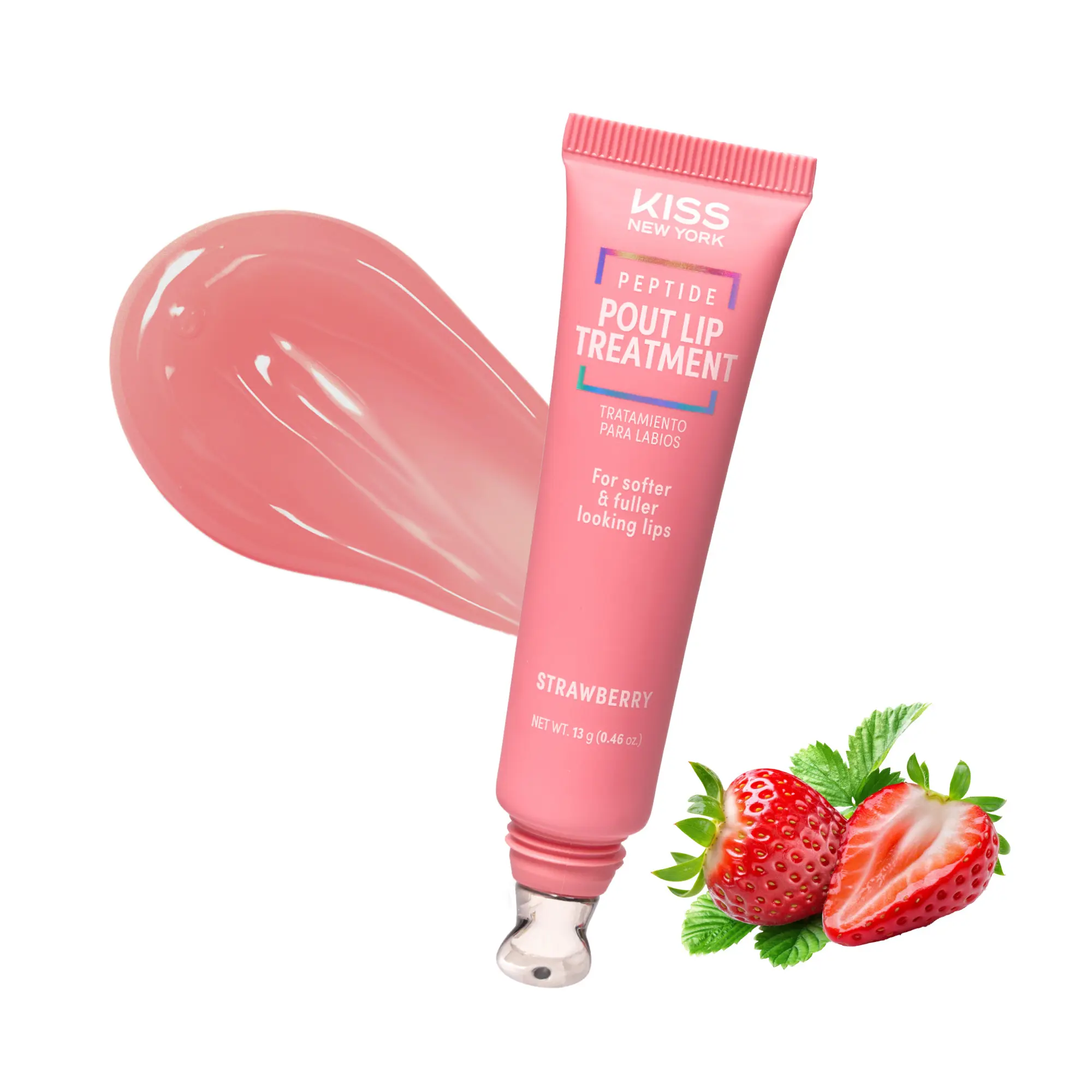 KISS NEW YORK Peptide Pout Lip Treatment – Hydrating Gloss with Cooling Metal Tip - Image 6