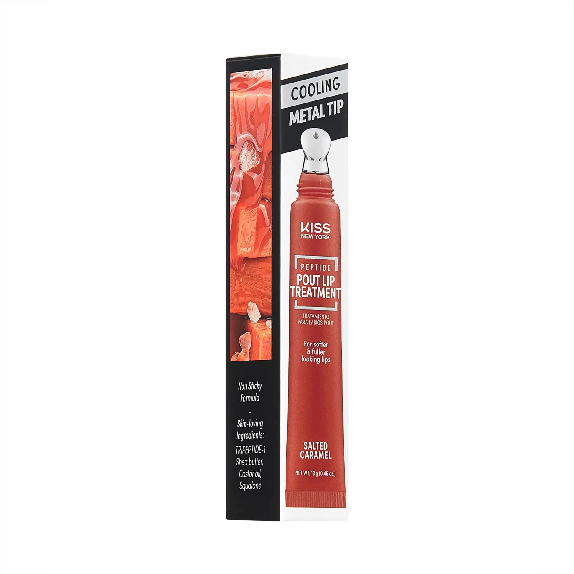 KISS NEW YORK Peptide Pout Lip Treatment – Hydrating Gloss with Cooling Metal Tip - Image 76