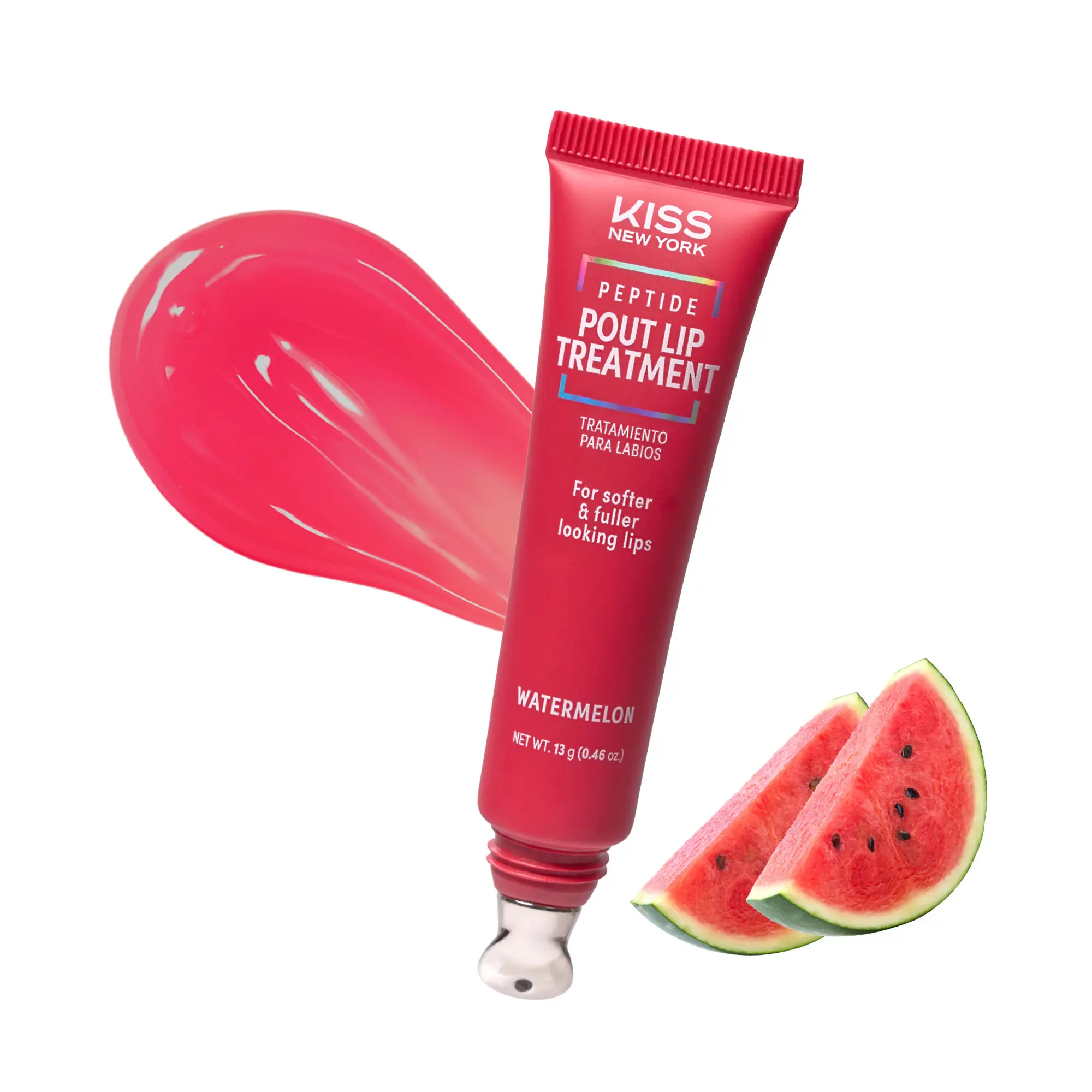 KISS NEW YORK Peptide Pout Lip Treatment – Hydrating Gloss with Cooling Metal Tip - Image 8