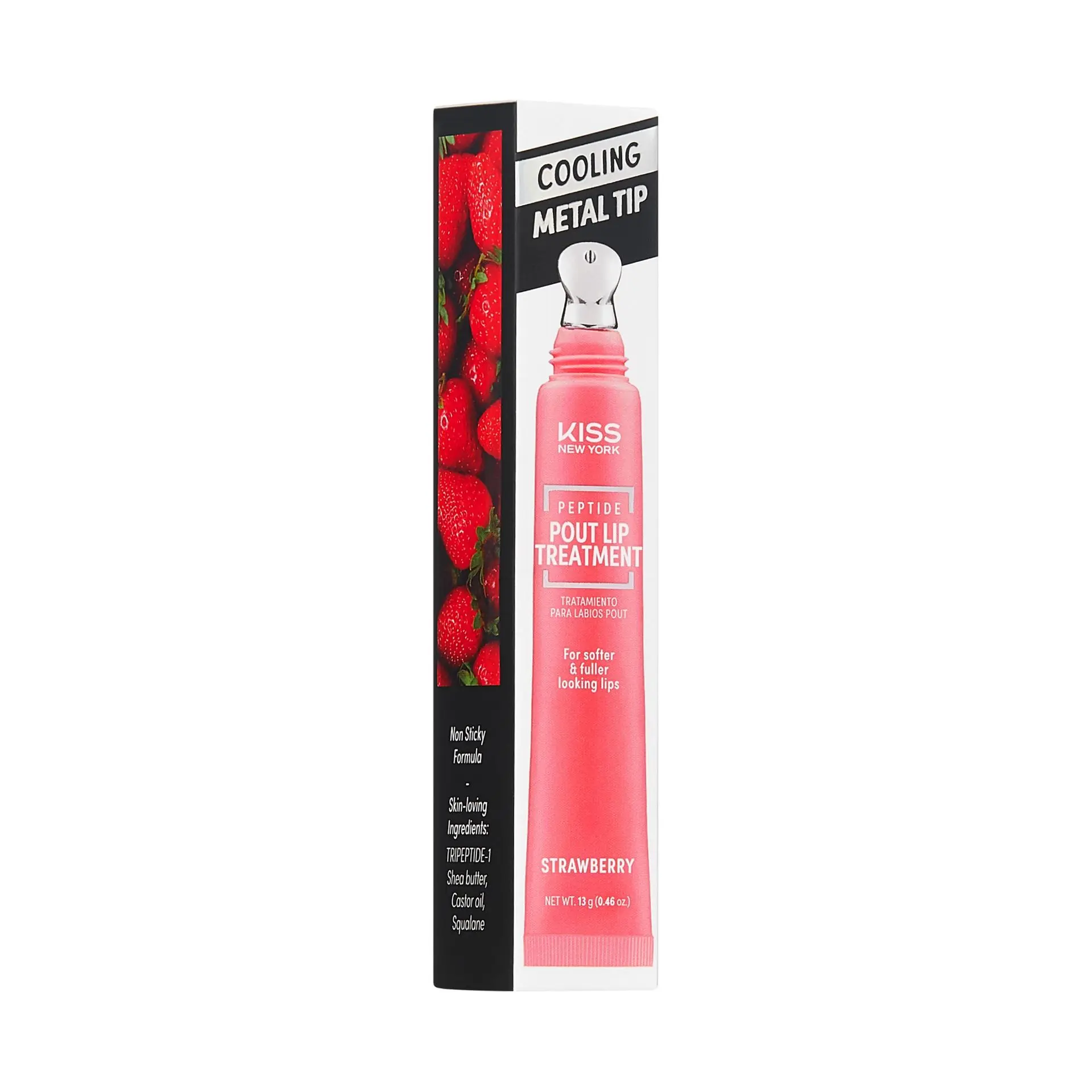 KISS NEW YORK Peptide Pout Lip Treatment – Hydrating Gloss with Cooling Metal Tip - Image 86