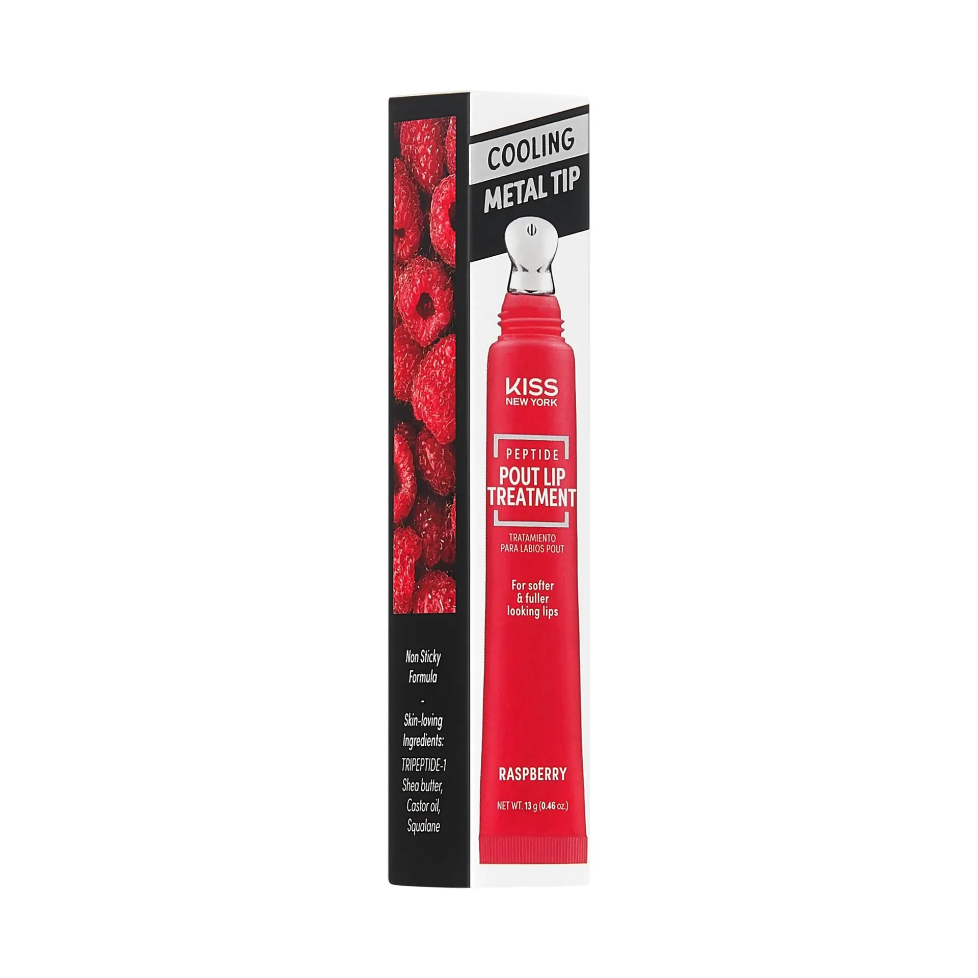 KISS NEW YORK Peptide Pout Lip Treatment – Hydrating Gloss with Cooling Metal Tip - Image 87