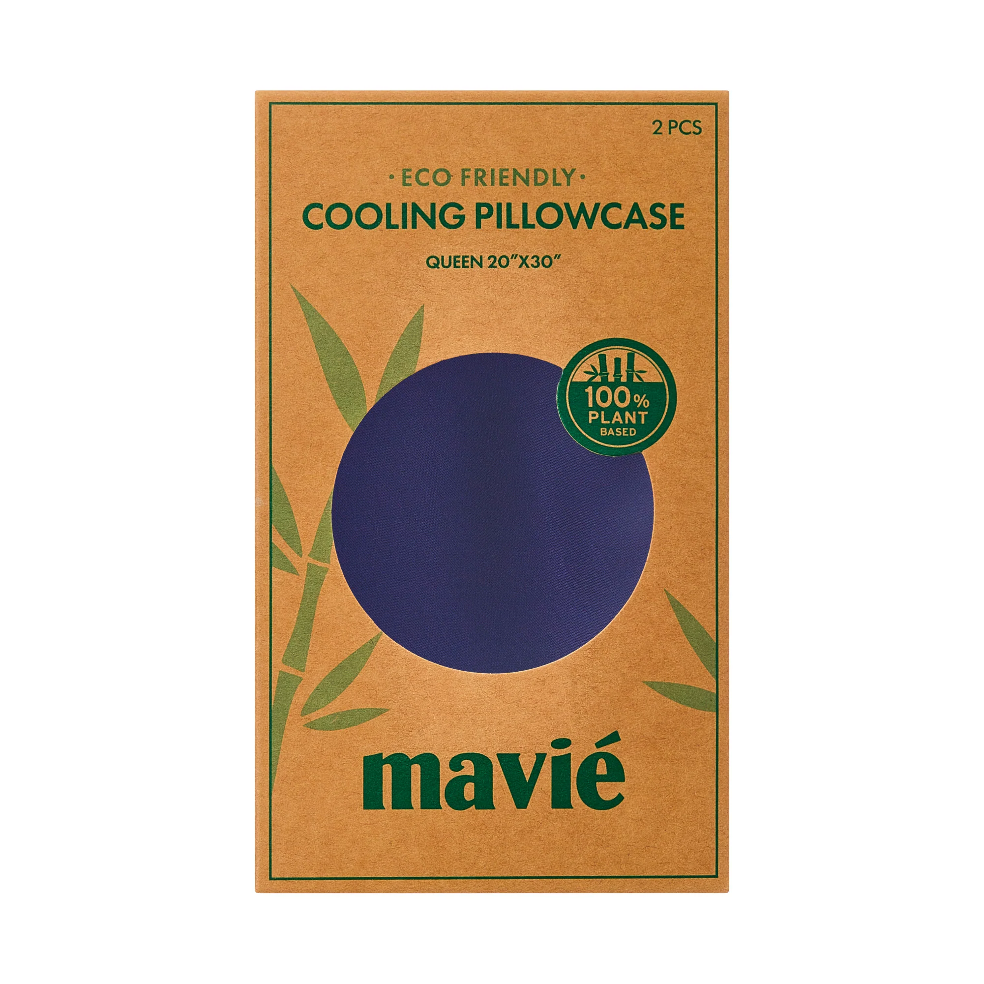 Mavié Plant-Derived Cooling Viscose Pillowcases (Set of 2) – Moisture-Wicking & Hair Protection - Image 12
