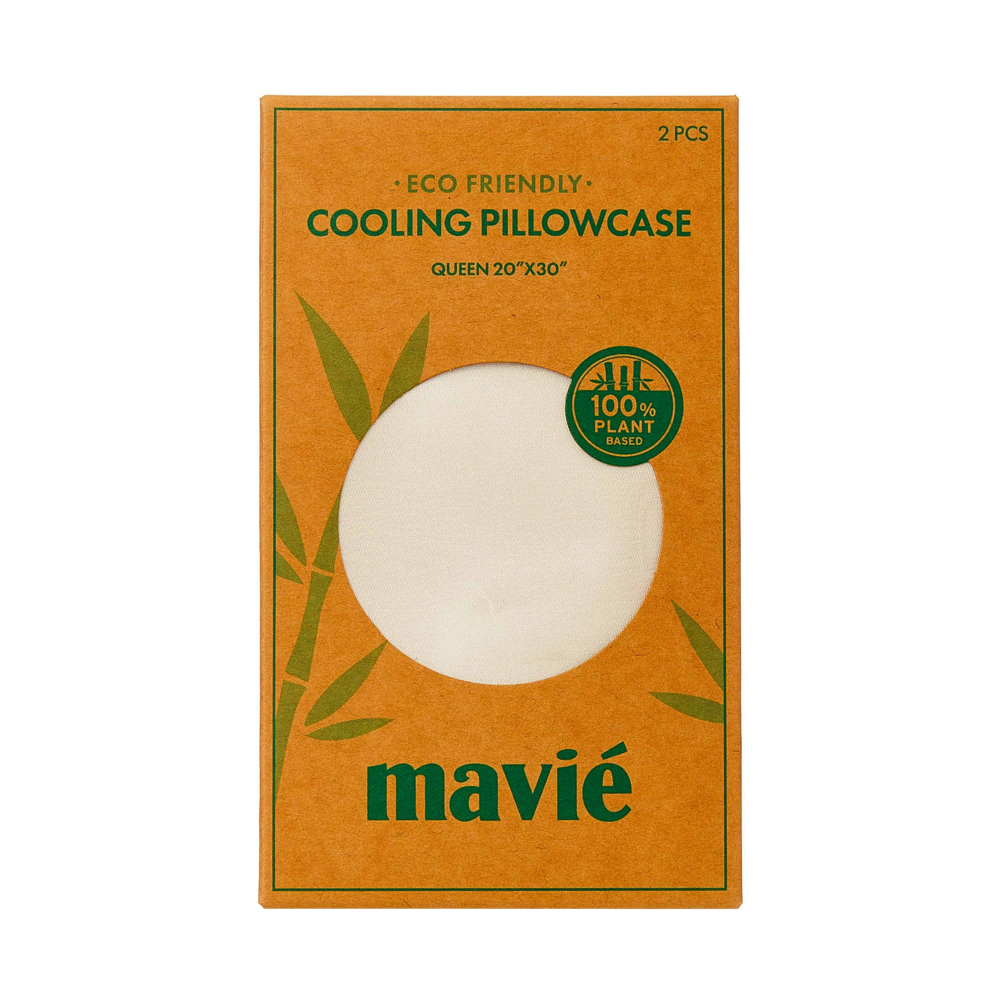 Mavié Plant-Derived Cooling Viscose Pillowcases (Set of 2) – Moisture-Wicking & Hair Protection - Image 20