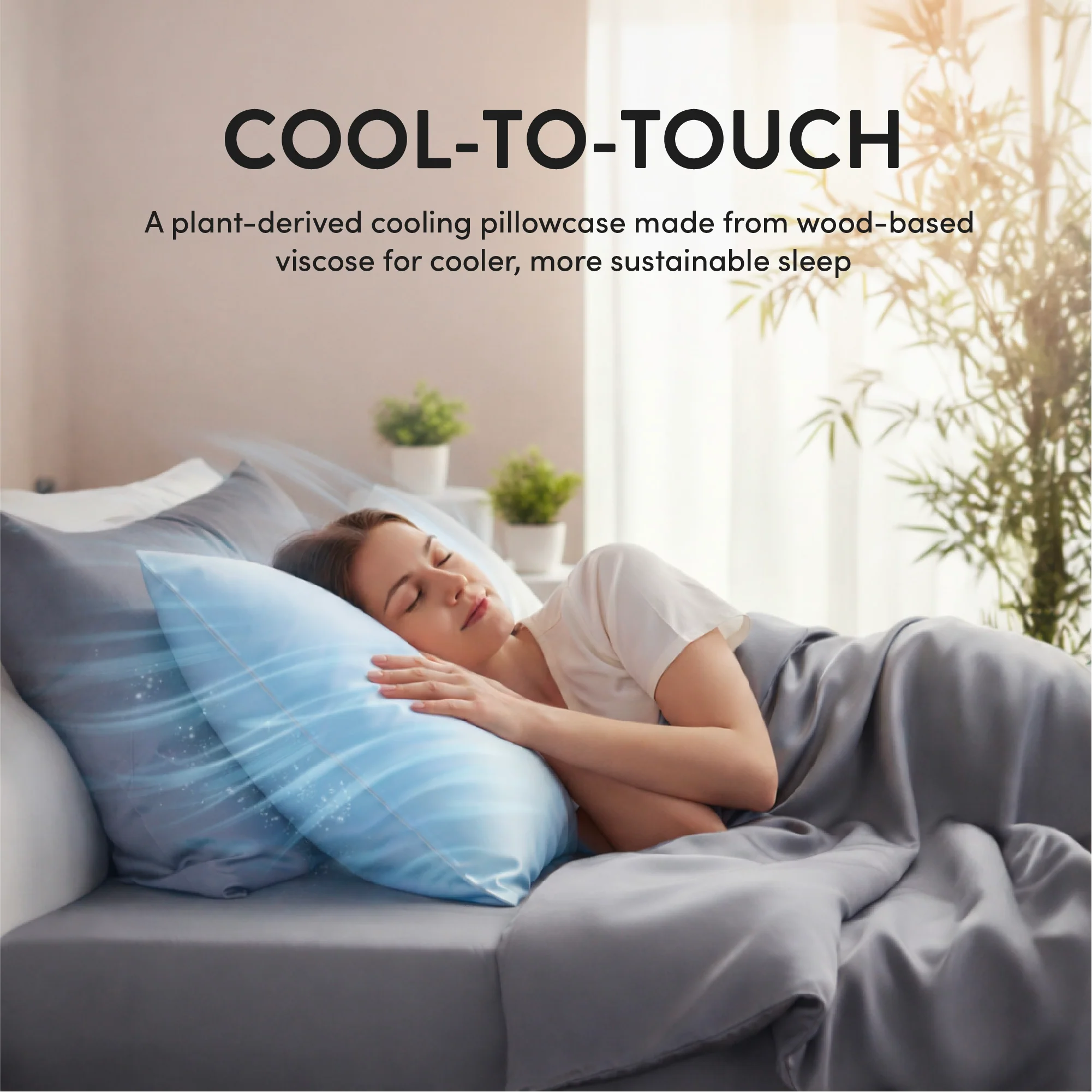 Mavié Plant-Derived Cooling Viscose Pillowcases (Set of 2) – Moisture-Wicking & Hair Protection - Image 25