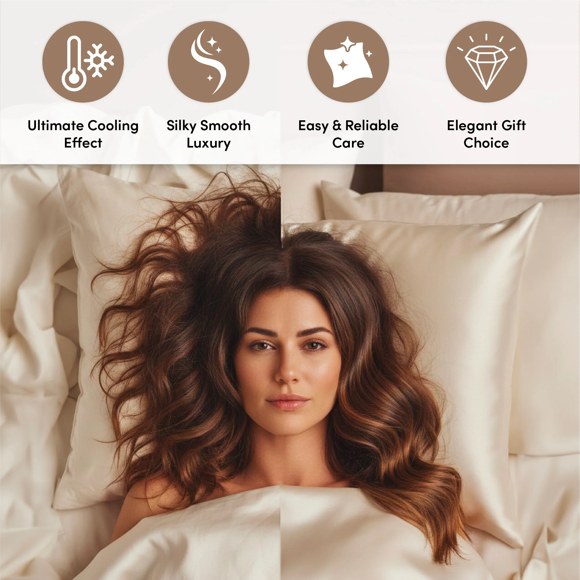 Mavié Plant-Derived Cooling Viscose Pillowcases (Set of 2) – Moisture-Wicking & Hair Protection - Image 27