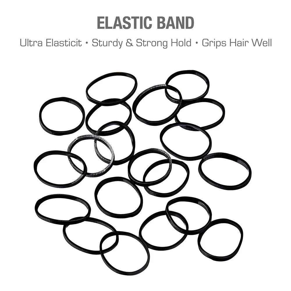 RED by KISS Plastic Elastic Hair Band (250pcs) - Image 8