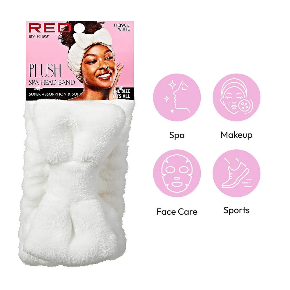 RED by KISS Plush Spa Headband - Image 14