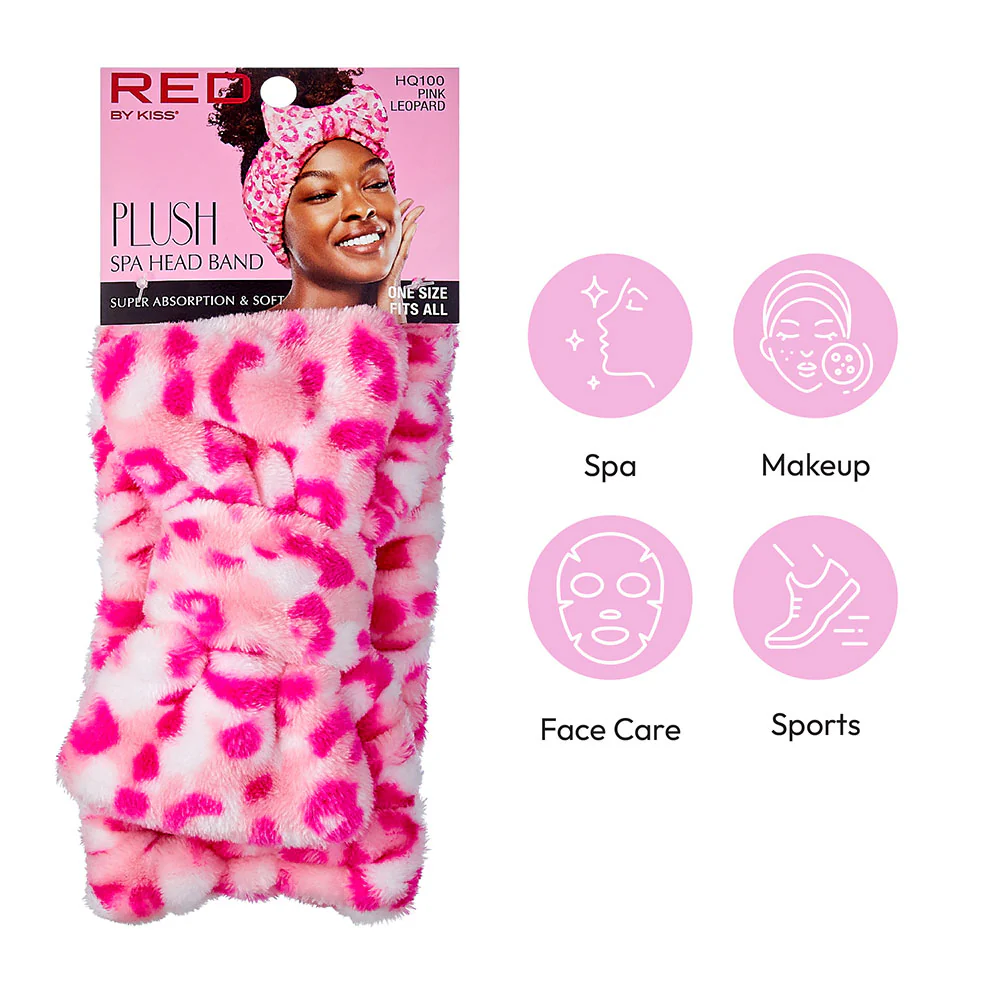 RED by KISS Plush Spa Headband - Image 26