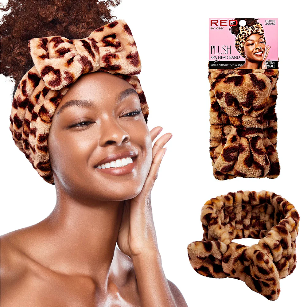 RED by KISS Plush Spa Headband - Image 4