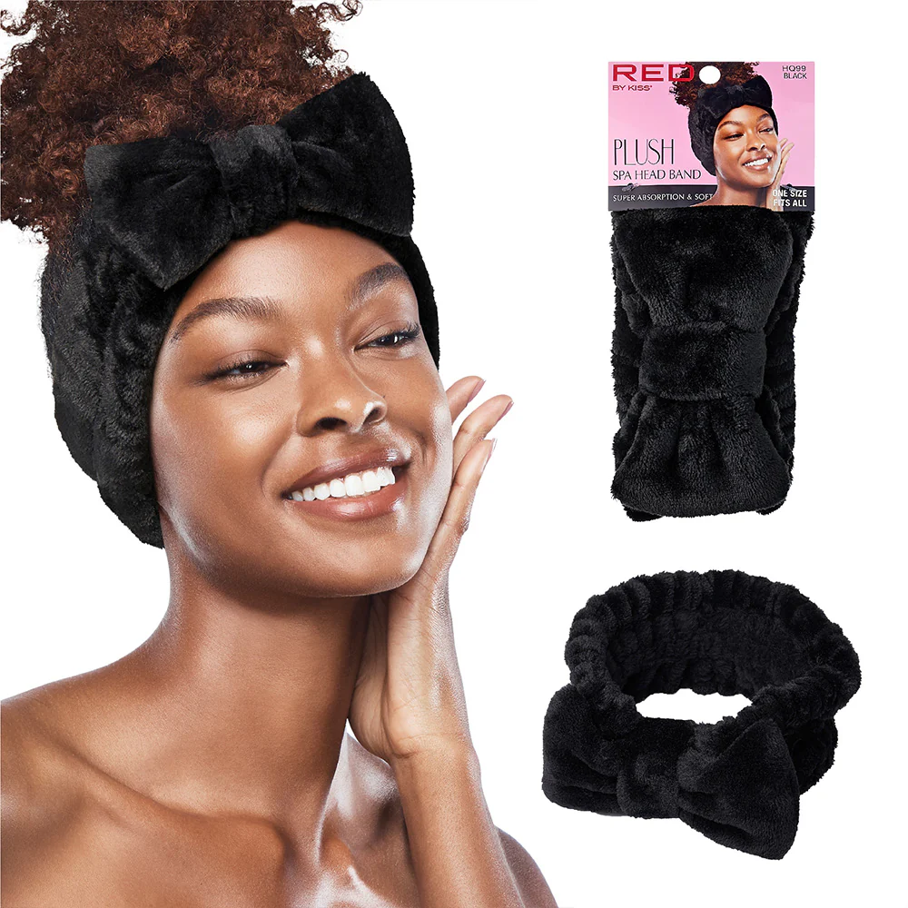 RED by KISS Plush Spa Headband - Image 5