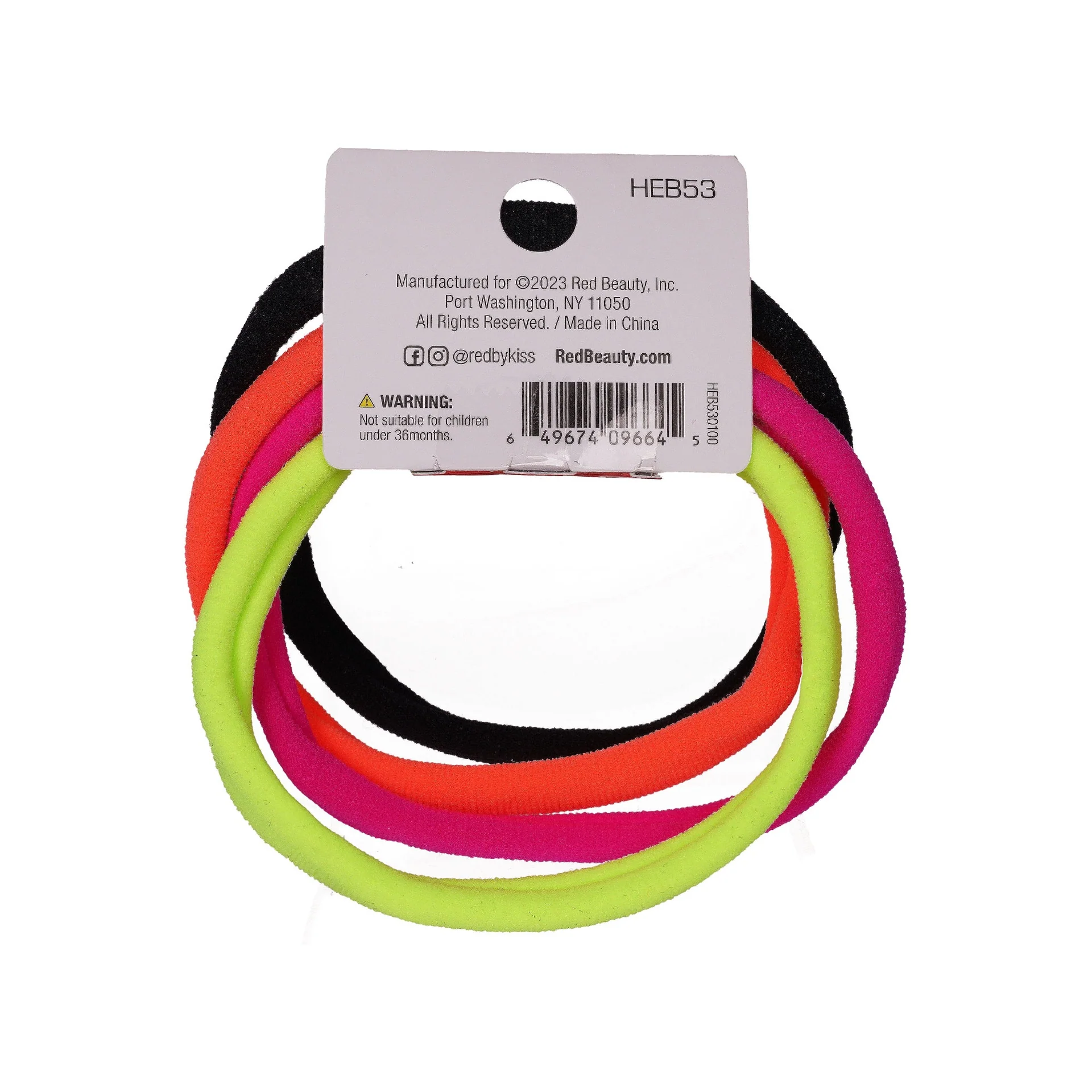 RED by KISS Ponytail Holder Large Color Assorted (8pcs) - Image 4