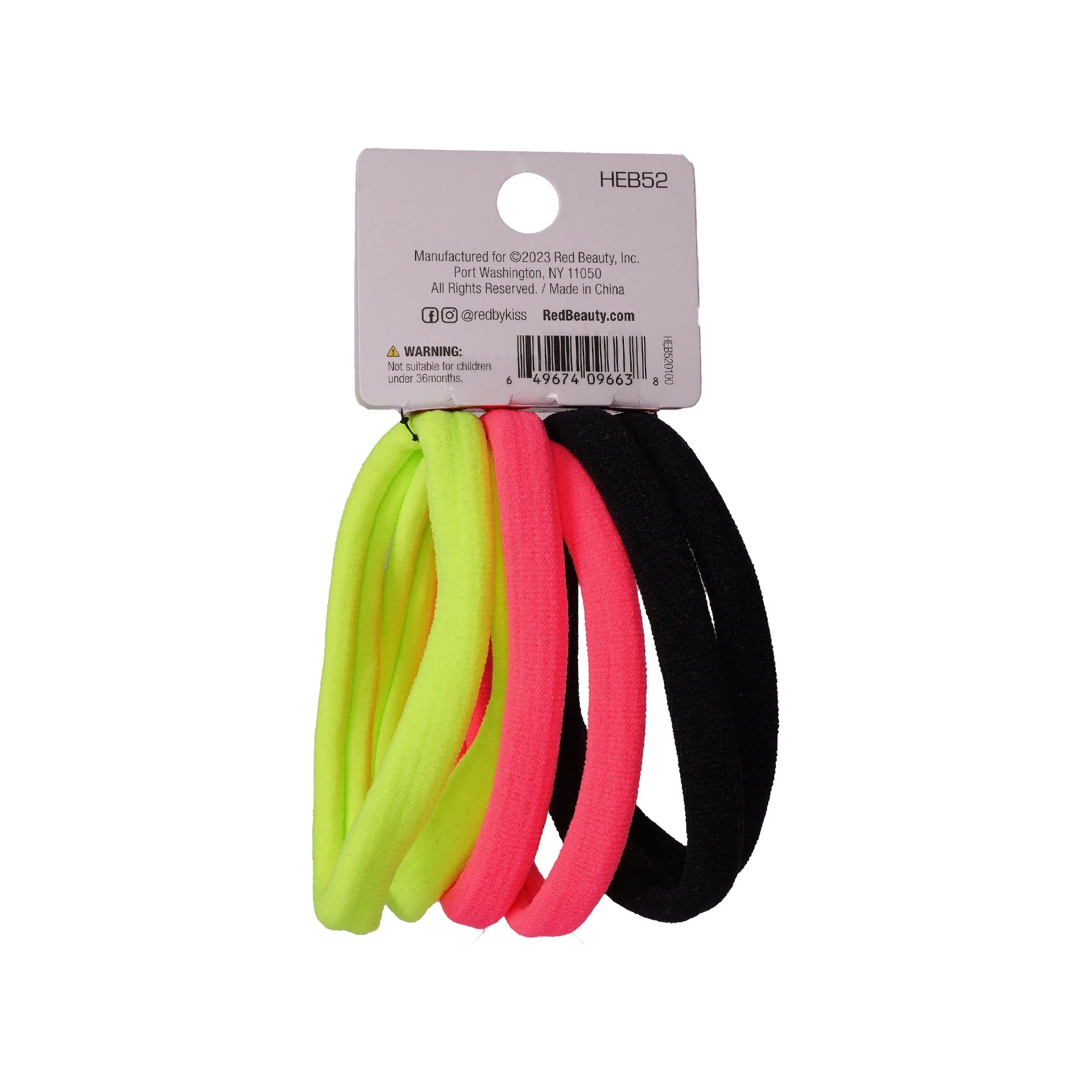 RED by KISS Ponytail Holder Medium Color Assorted (8pcs) - Image 4