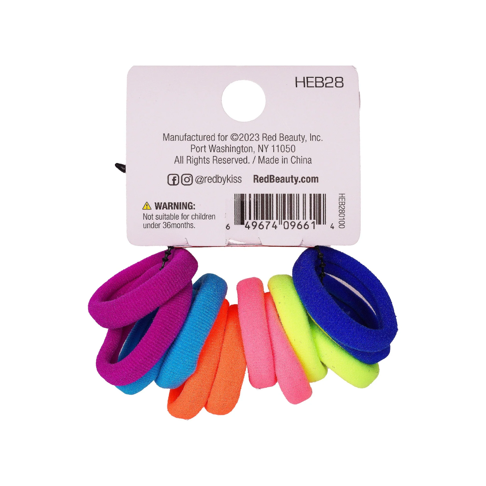 RED by KISS Ponytail Holder Mini Color Assorted (12pcs) - Image 4