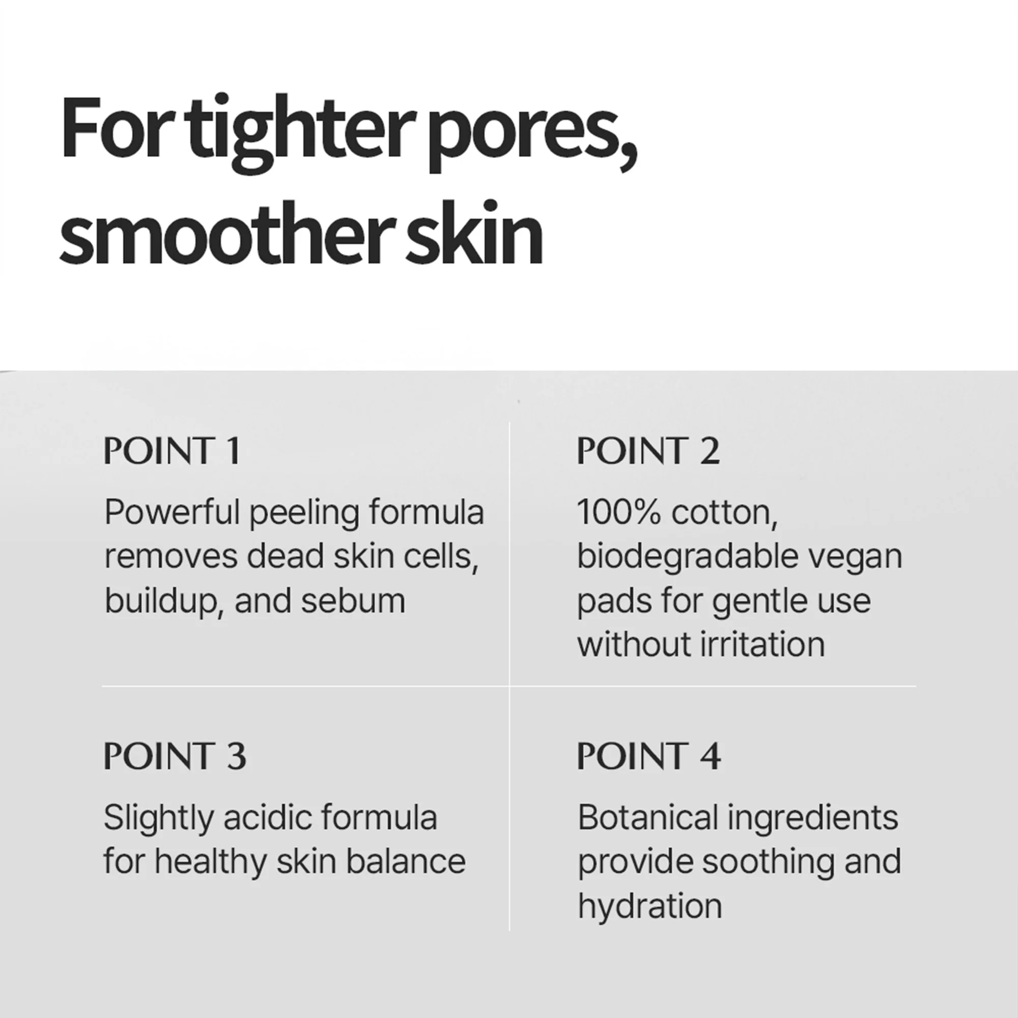 Arocell Dual-Sided Pore Clear Pads – Daily Mildly Acidic Toner Pads with AHA BHA PHA - Image 6