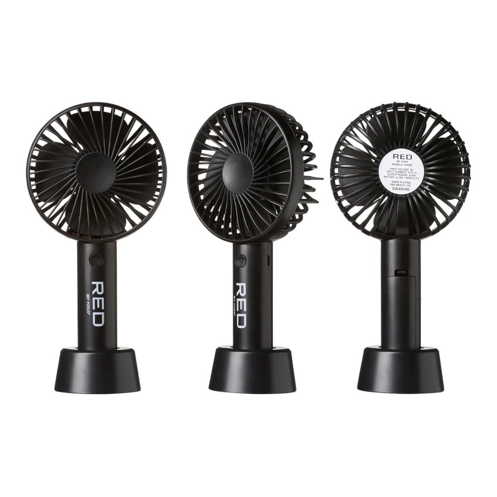 RED by KISS Portable Handheld Rechargeable Beauty Fan - Image 14