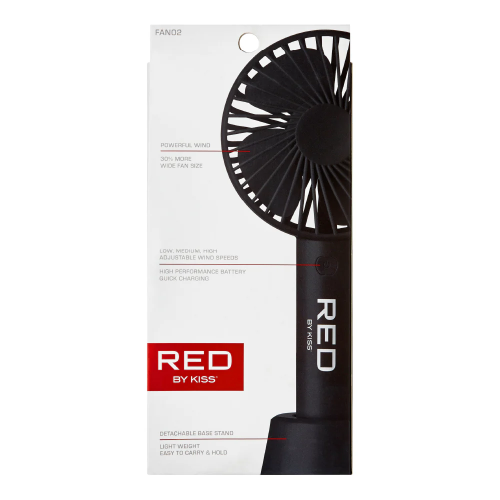 RED by KISS Portable Handheld Rechargeable Beauty Fan - Image 20
