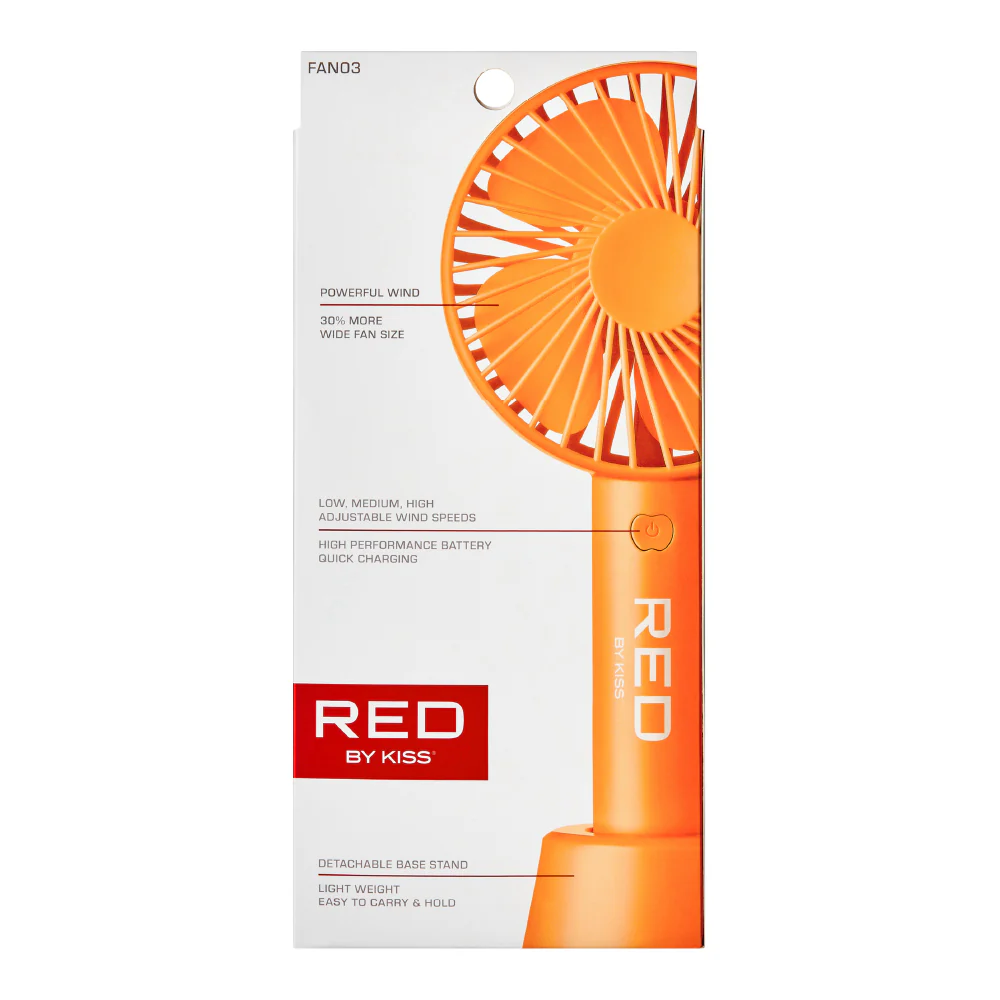 RED by KISS Portable Handheld Rechargeable Beauty Fan - Image 21