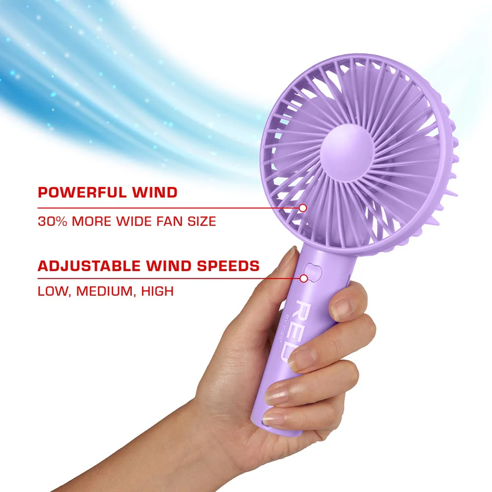 RED by KISS Portable Handheld Rechargeable Beauty Fan - Image 24
