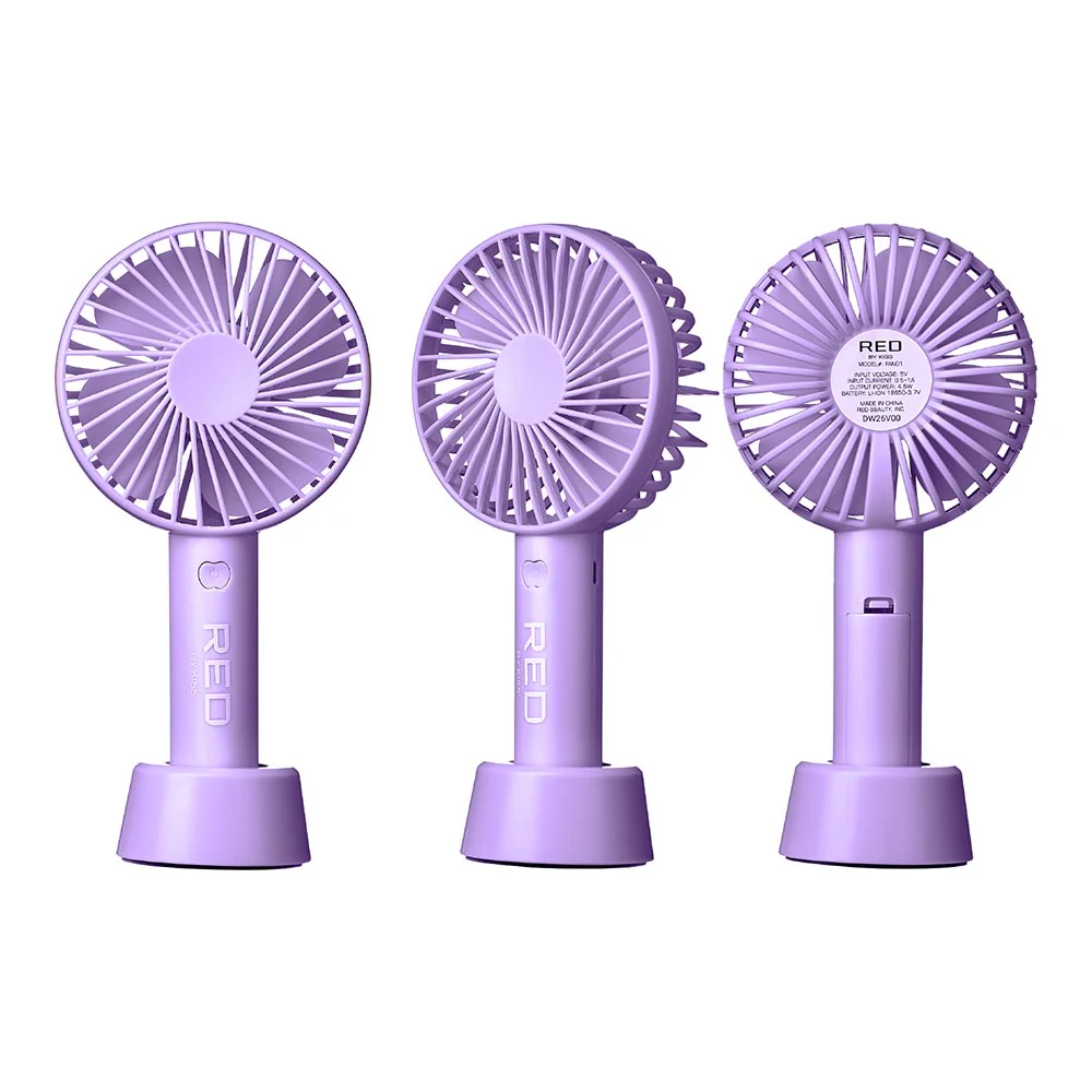 RED by KISS Portable Handheld Rechargeable Beauty Fan - Image 26