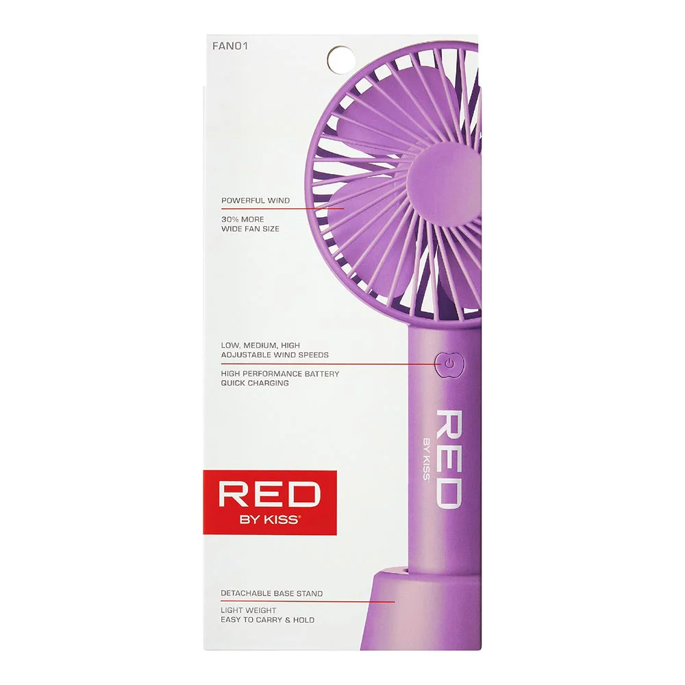 RED by KISS Portable Handheld Rechargeable Beauty Fan - Image 28