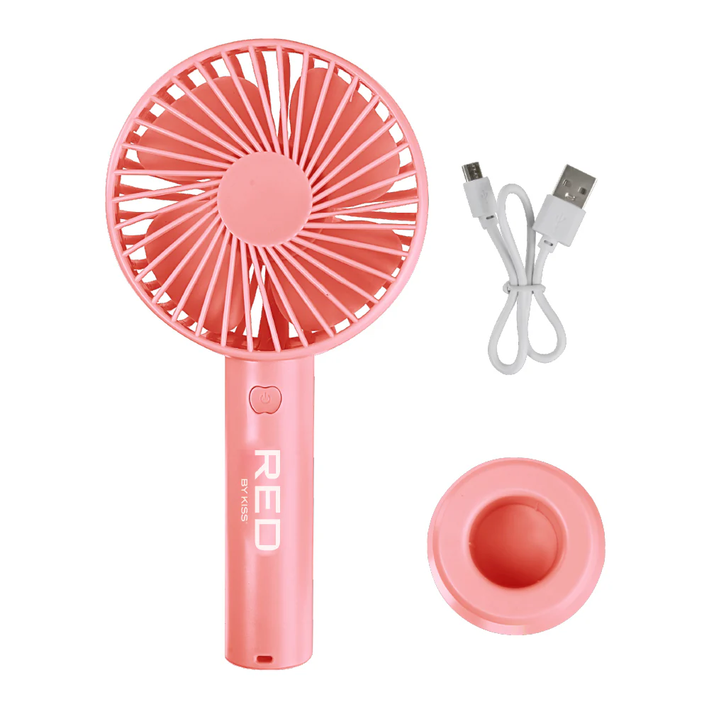 RED by KISS Portable Handheld Rechargeable Beauty Fan - Image 7