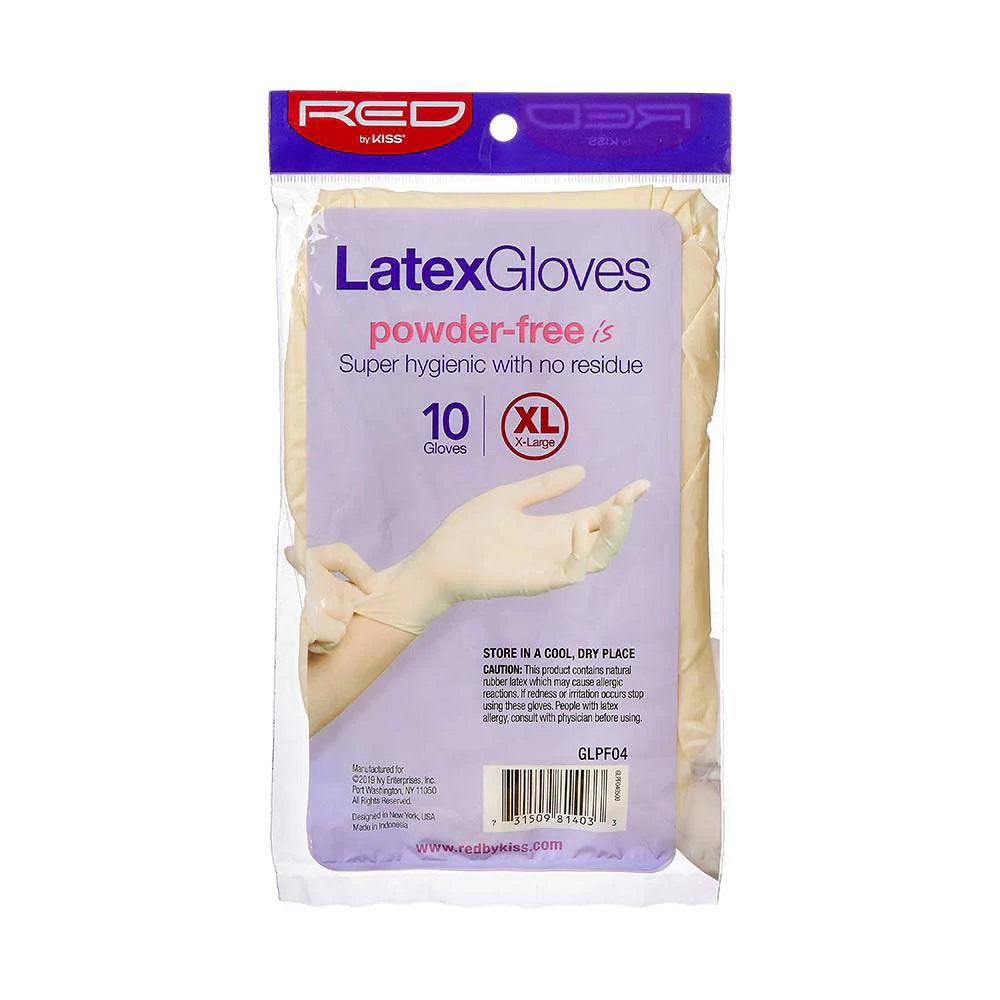RED by KISS Powder-Free Latex Gloves (10pcs) - Image 11
